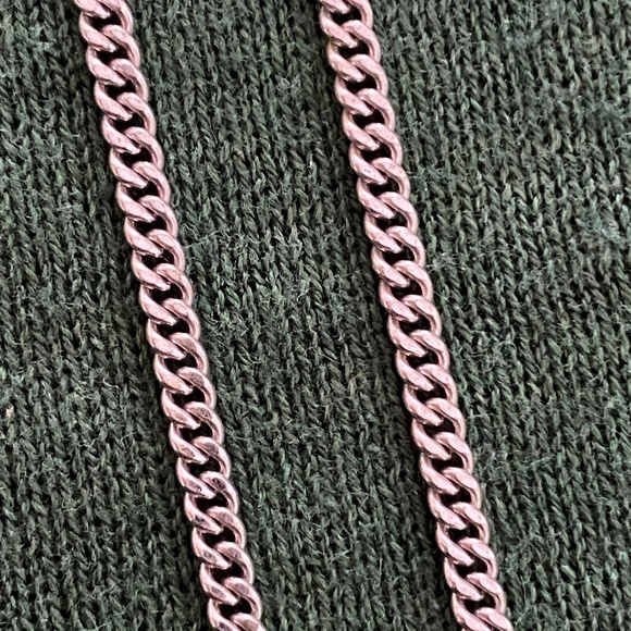 Agem I Sterling Silver Curb Neck Chain 24" - Picture 6 of 16